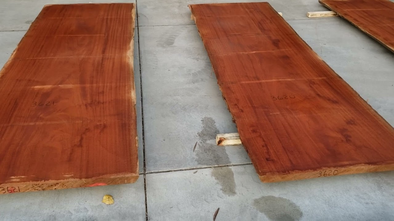 African mahogany Live Edge slabs just added to website