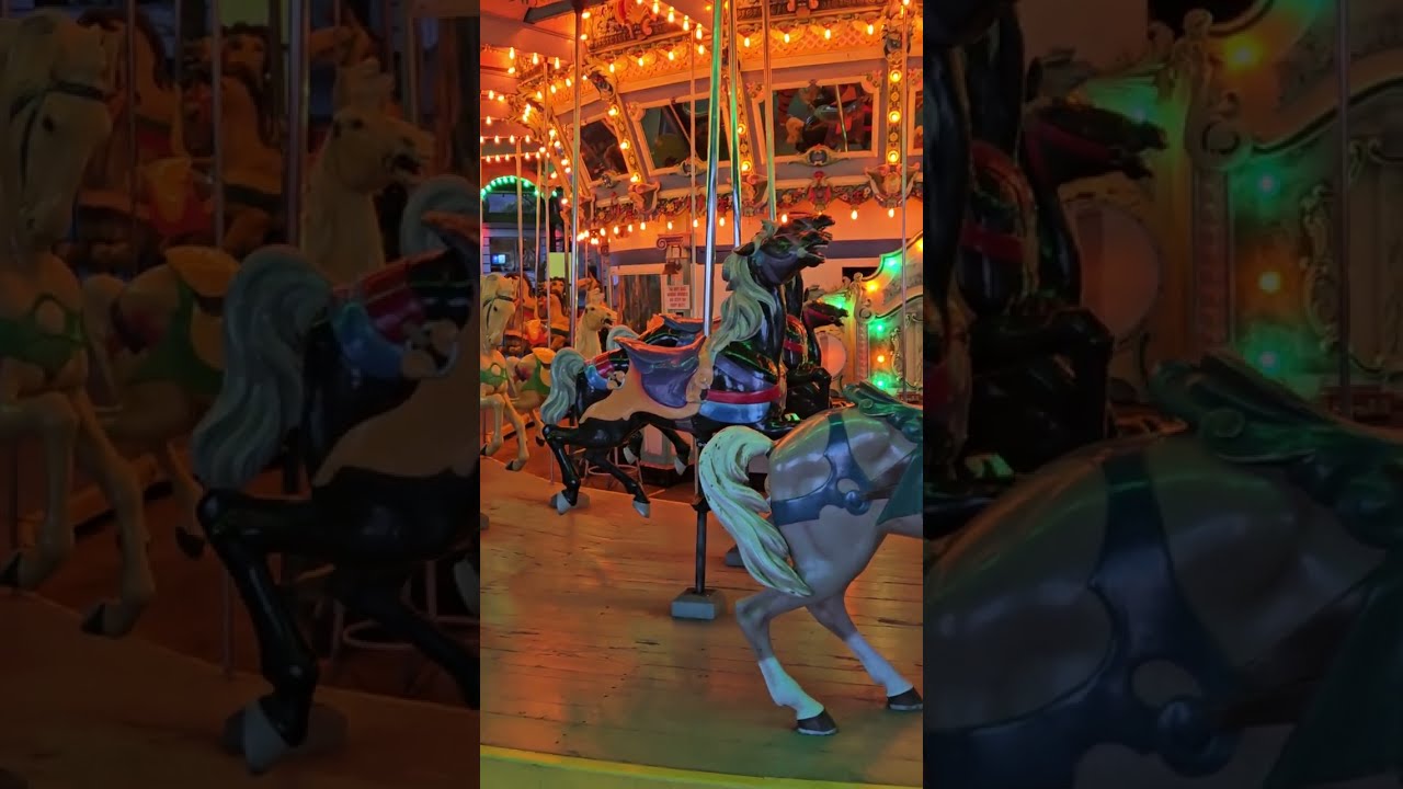 Kennywood's carousel  during phantom-fall-fest  ( not operating) 10/13/23