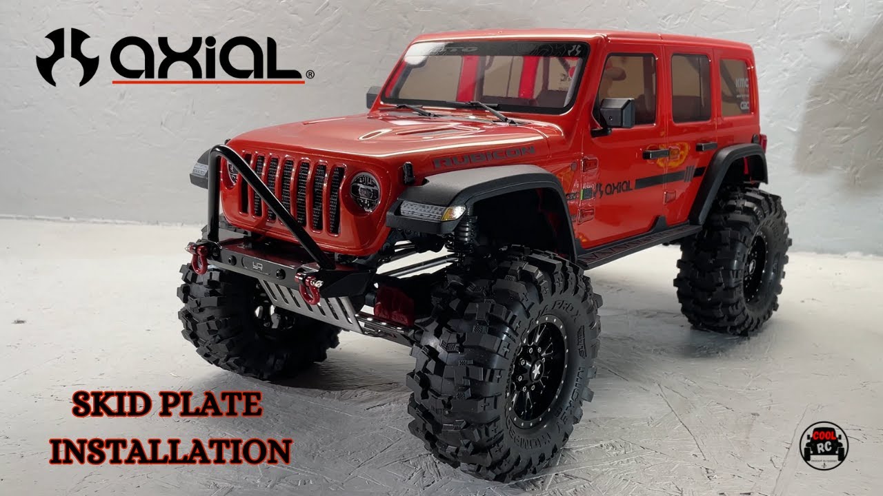 Axial SCX1O III Jeep Wrangler Rubicon / skid plate installation