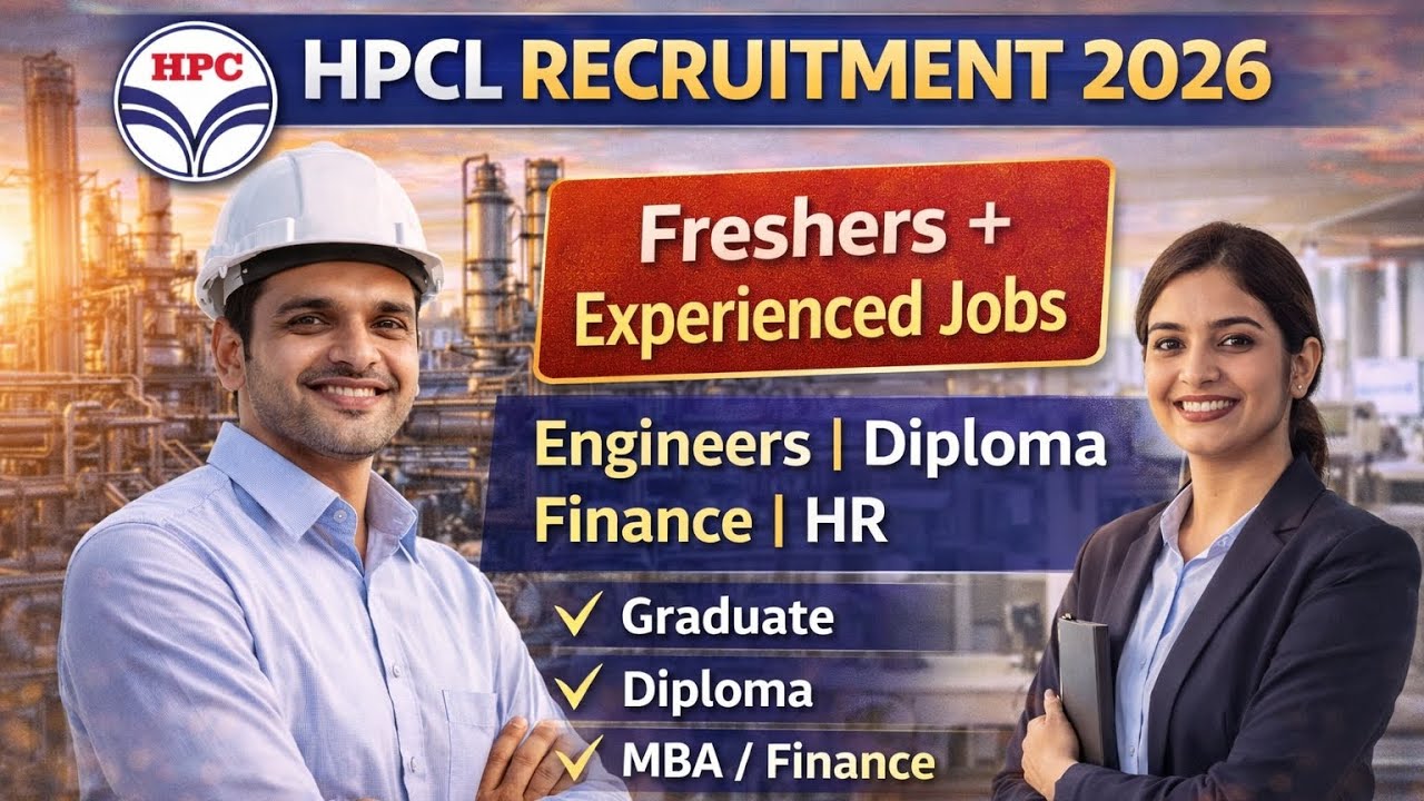HPCL RECRUITMENT 2026 | GOVERNMENT JOB VACANCY 2026 FOR FRESHERS | PETROLEUM RECRUITMENT 2026 | 