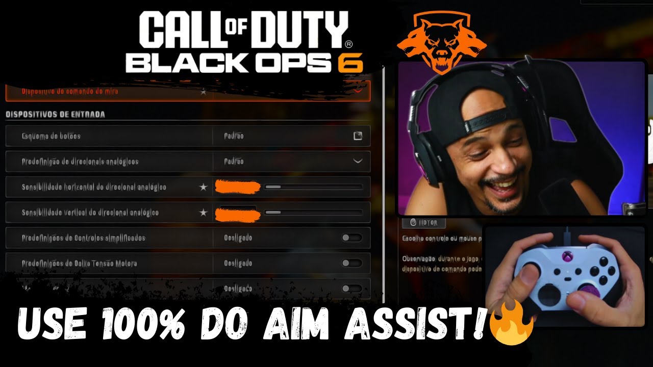 Como usar 100% do AIM ASSIST no Call of Duty: Black Ops 6 - BO6 - WARZONE - Tutorial