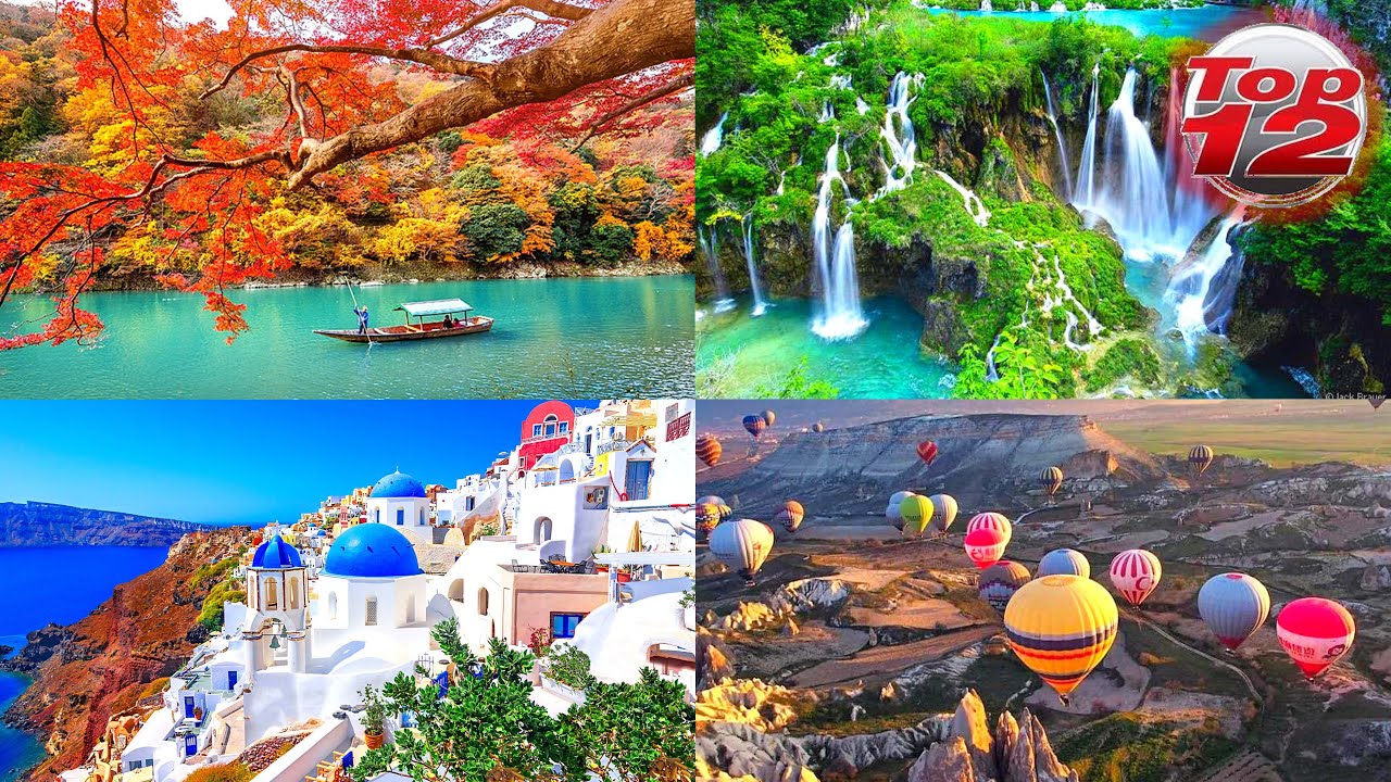 Top 12 Most Beautiful Places To Visit Before You Die! 4K HDR