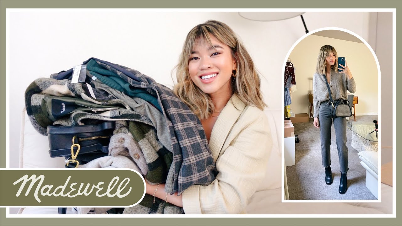 Cozy Fall Madewell Try On Haul 🙌🏽 Amazing Jackets, Sweaters, bags, perfect vintage jean!