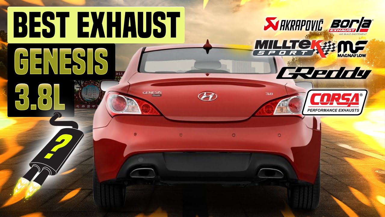 Hyundai Genesis Exhaust Sound 3.8L V6 🔥 Straight Pipe,Turbo,Muffler Delete,Review,Borla,Stock,HKS+