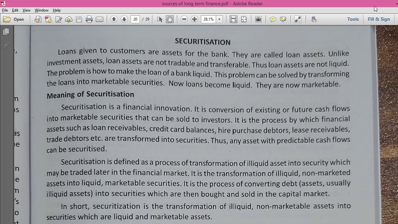 Securitization