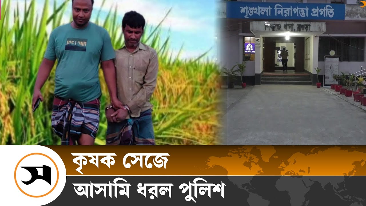 কৃষক সেজে ধানখেত থেকে সাজাপ্রাপ্ত আসামি ধরল পুলিশ | Bogura | Samakal News