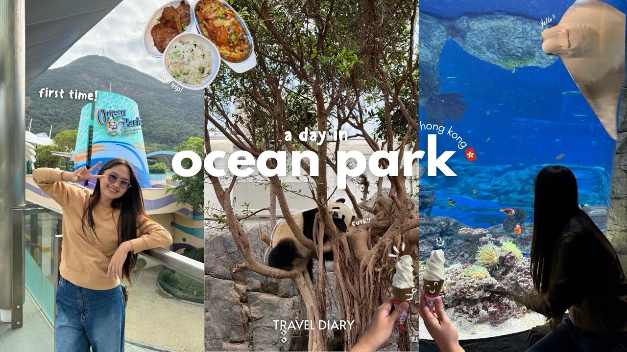 День в Ocean Park Hong Kong 2025🐼 | Панды, аттракционы, Большой аквариум, пингвины и многое другое!