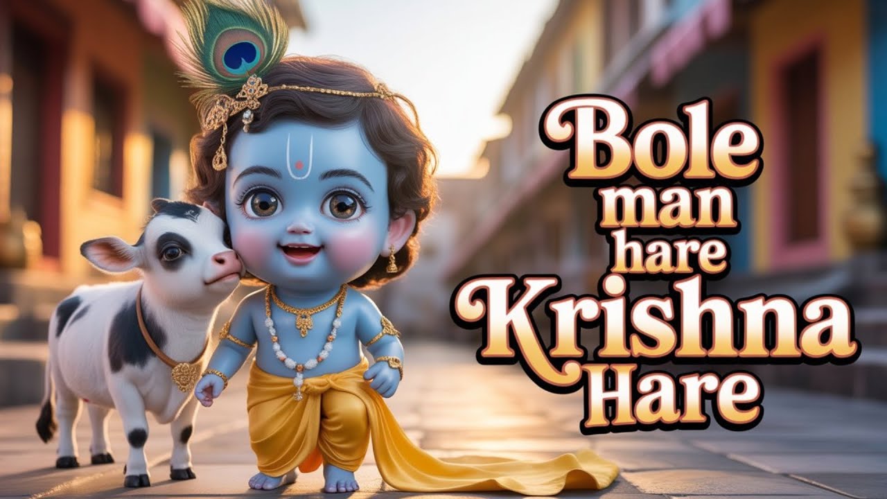 Most Loving Krishna Bhajan | Bole Man Hare Krishna Hare | Krishna Love & Devotion Song