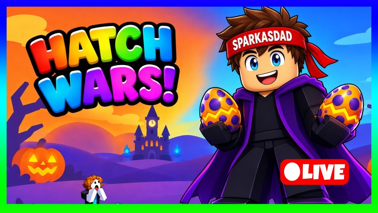 🔴LIVE 🎃 HATCH WARS 👻 UPDATE in Pet Simulator 99 #PetSimulator99 #roblox #petsim99