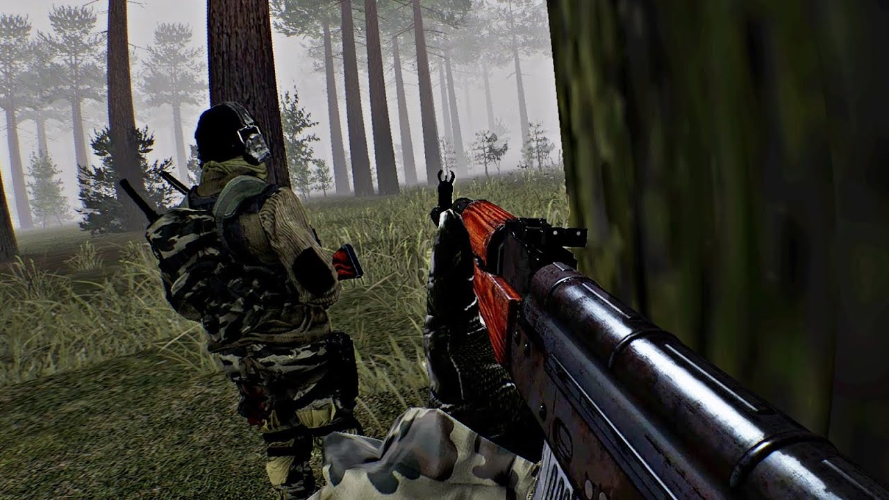 Засада в лесу - GMOD VR