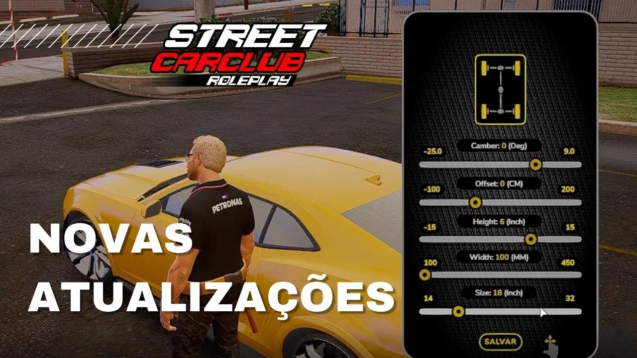 "GTA RP Street Car Club ROLEPLAY: novas atualizações de servidor incluem kits Airlift e Xenon"