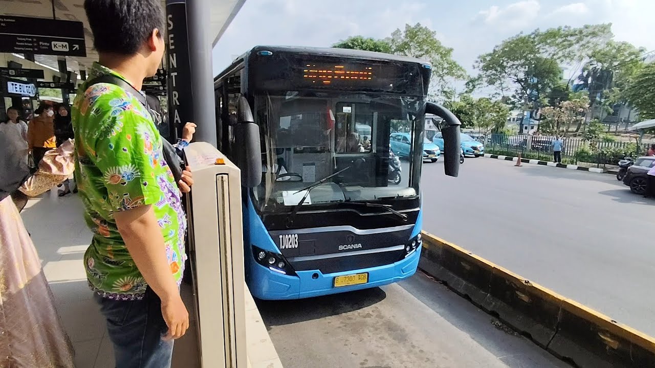 🔵[TRIP] TransJakarta Scania K320iA CNG Laksana Cityline 2 (TJ-203) 🥰 (CAWANG SENTRAL - PLUIT)