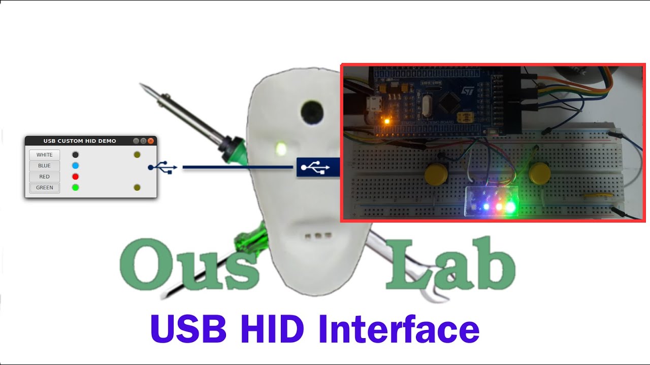 Custom USB HID Interface using STM32 (stm32f103c8)