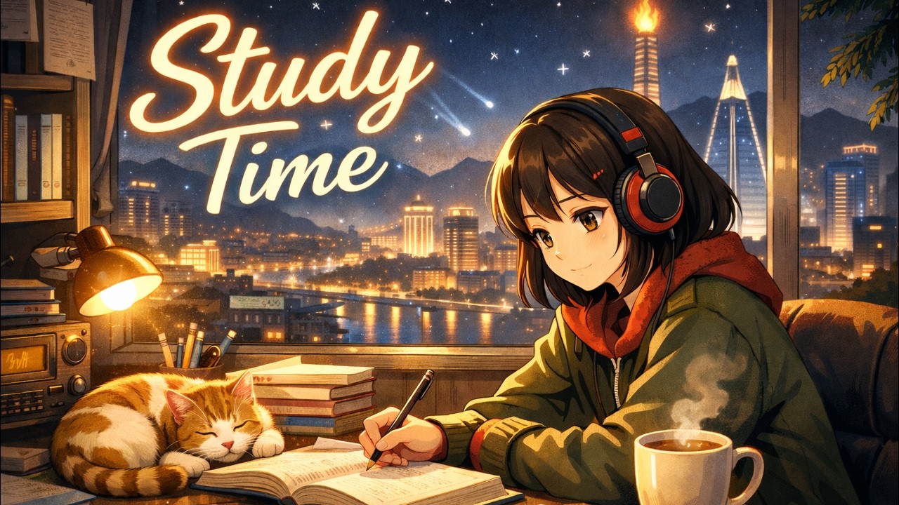 Study Time - 1 Hour Lofi Hip Hop Mix for Focus, Deep Work & Relaxing Study Beats