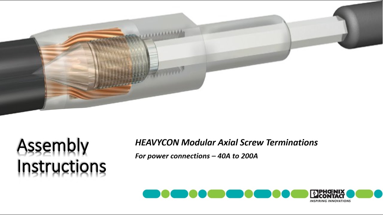 HEAVYCON Axial Screw Terminations