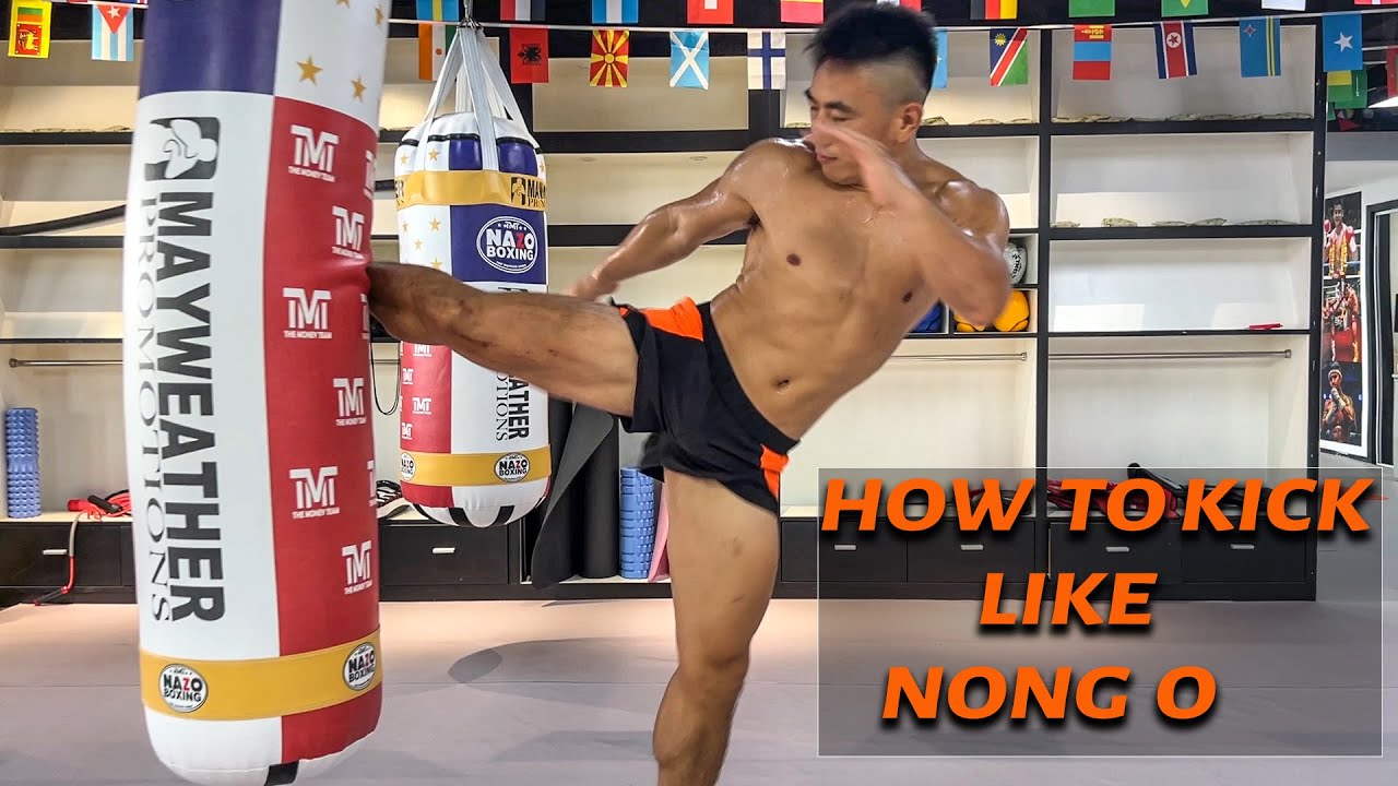 HOW TO KICK LIKE NONG O/MUAY THAI TRAINING KICK CLASS