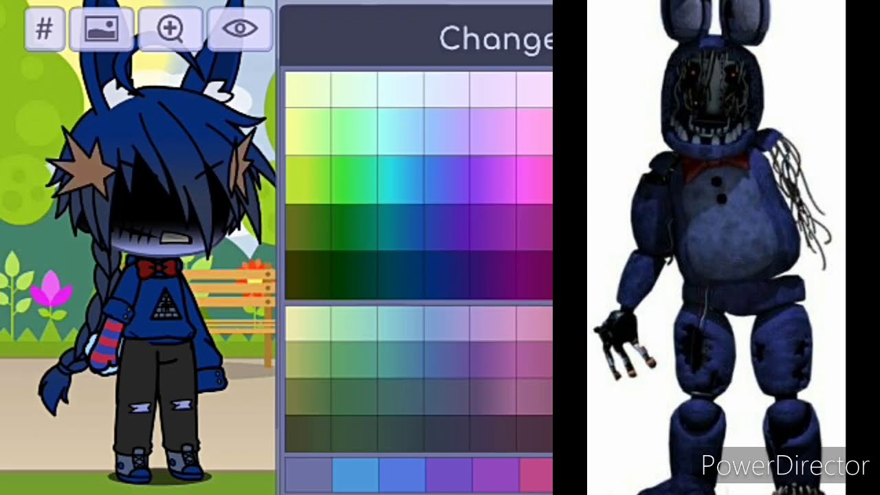 Fazendo os Withered animatronics no gacha Life