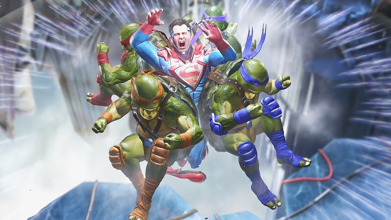 Injustice 2: TMNT Vs Superman | All Intro/Interaction Dialogues & Clash Quotes + Super Moves