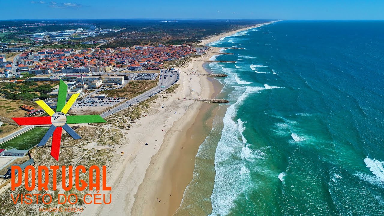 Cova Gala beach 🏖️ and Cabedelo beach aerial - Praia da Cova Gala e praia do Cabedelo - 4K UltraHD