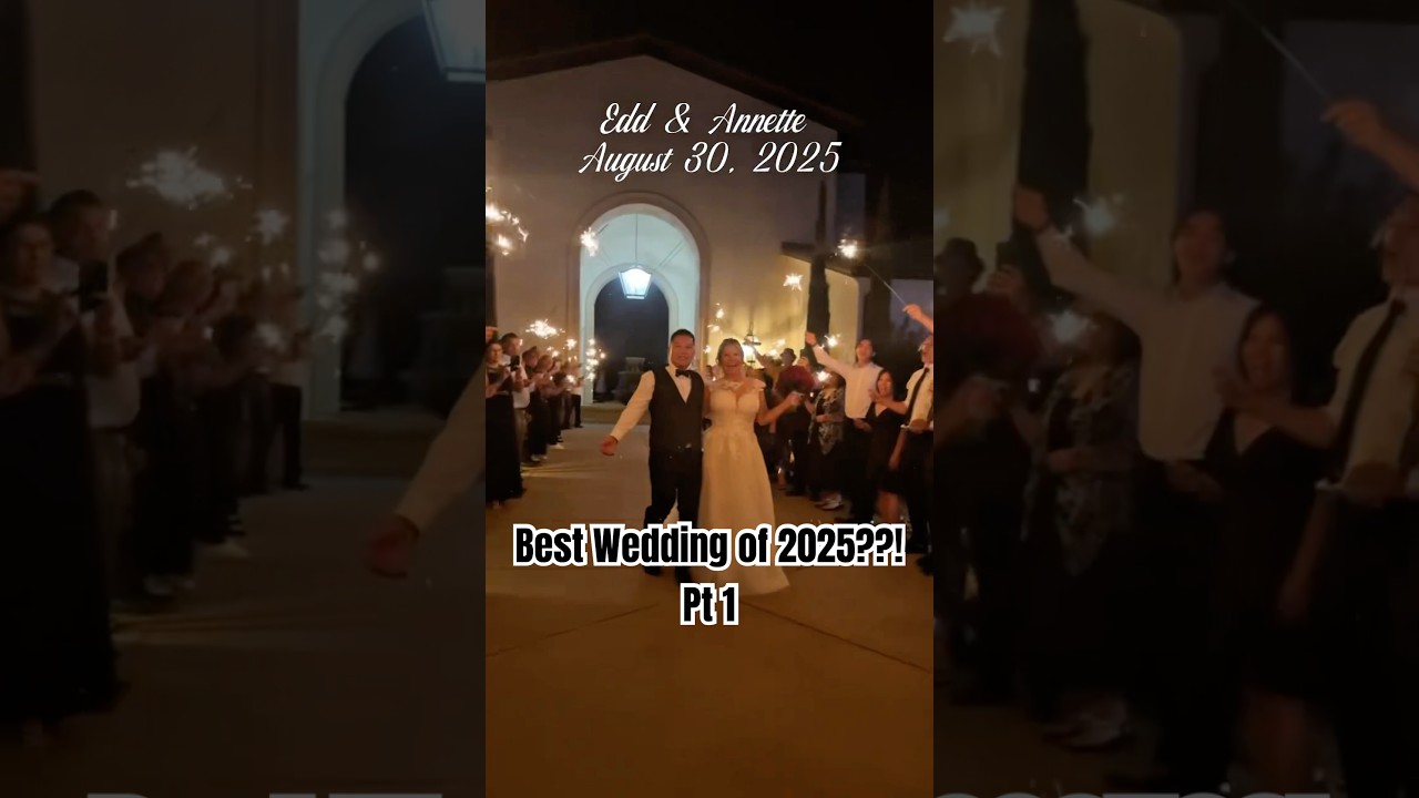 Best wedding of 2025? Pt 1 💍✨ First dance & sparkler send-off!  #Wedding2025 #BestWedding #JujudaMc