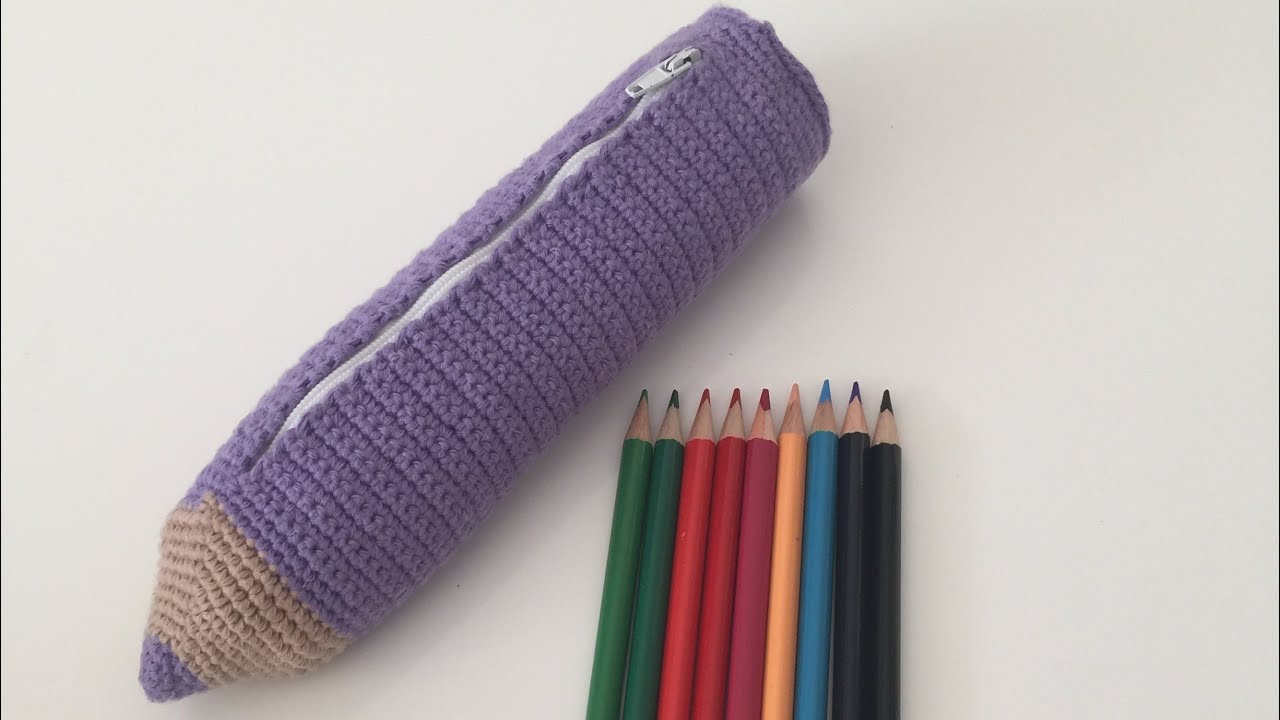Örgüden kalemlik ✏️