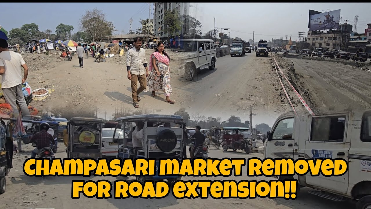 Champasari ke sab dhokan hataya gaya!! Road extension work going on full swing @ Champasari Siliguri