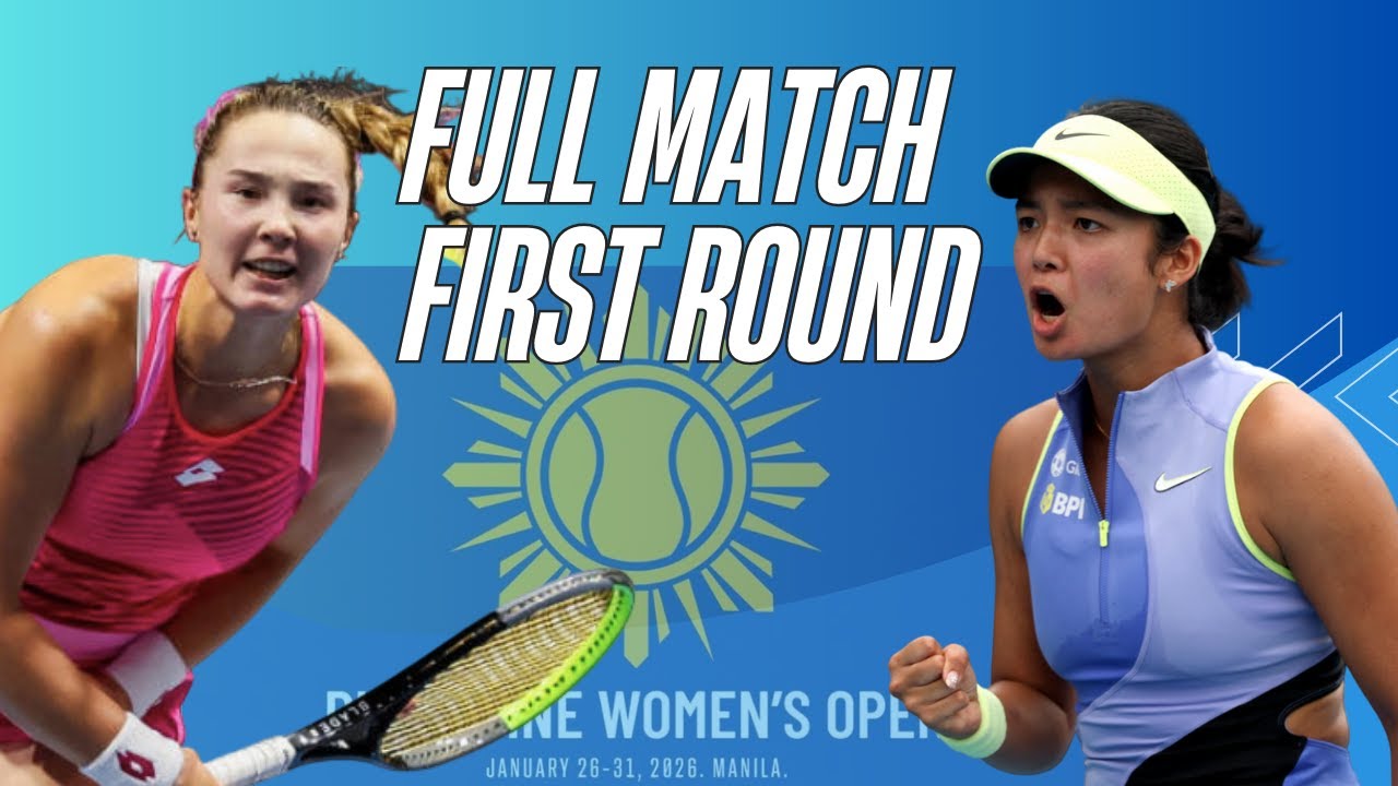 Full Match: Alex Eala vs Alina Charaeva | First Round | Philippine Women's Open Manila, Philippines