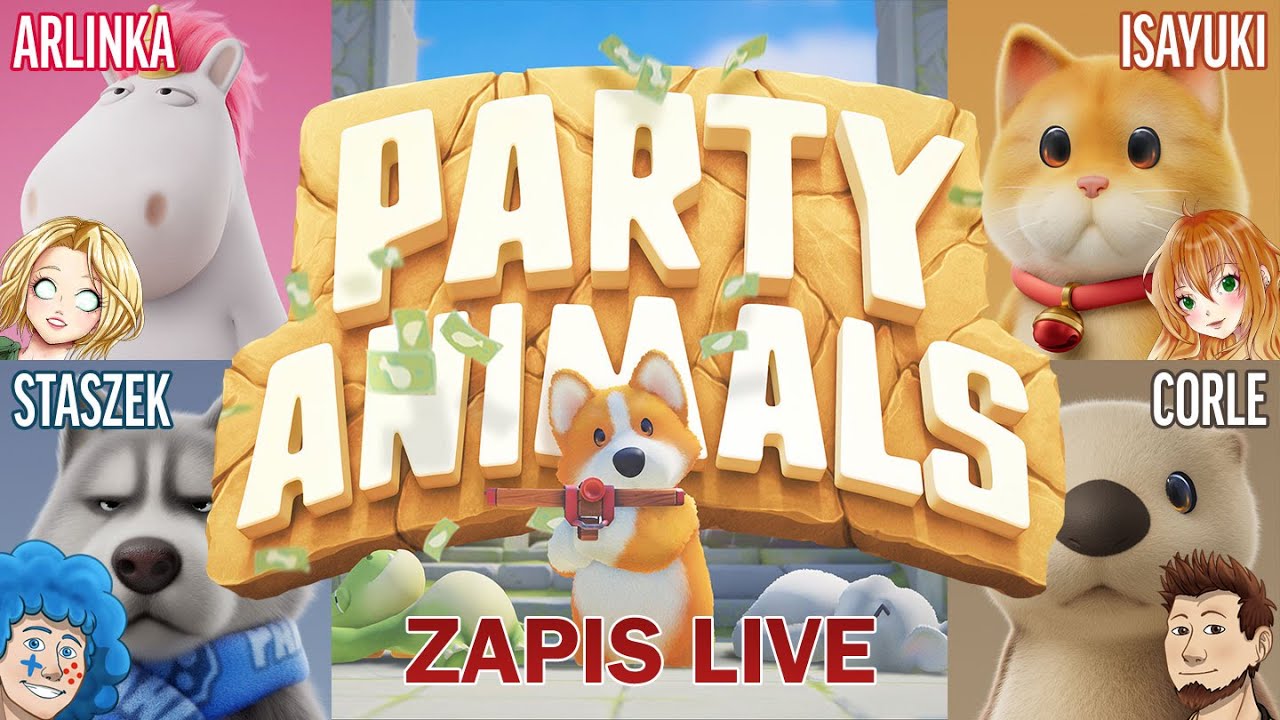 Party Animals PL - Zapis Live z @Arlinka  @Corle1  i @iGRAszkowski - FIGHTING!