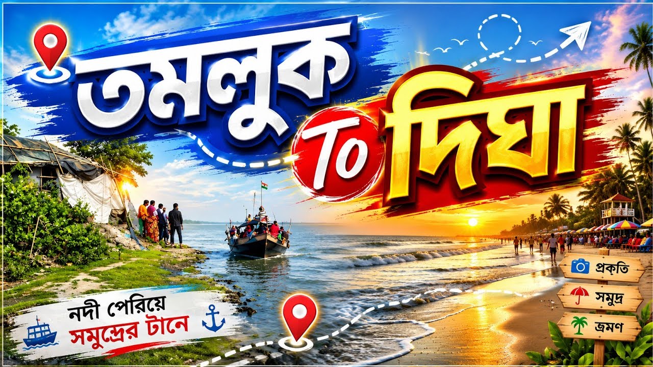 Tamluk to Digha মাত্র ₹100/- টাকাই ঘুরে এলাম বন্ধুদের সঙ্গে। খুব মজা করলাম🤪