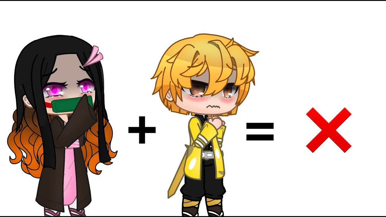 Nezuko + .......   ✨Demon slayer✨ 💖Nezuko x Zenitsu💛 Trend//gacha club