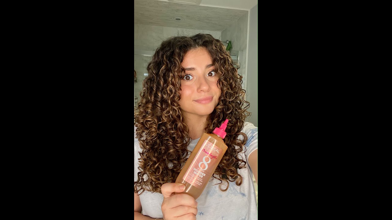 L'OREAL PARIS ELIVE DREAM LENGTHS 8-SECOND WONDER WATER REVIEW ON CURLY HAIR