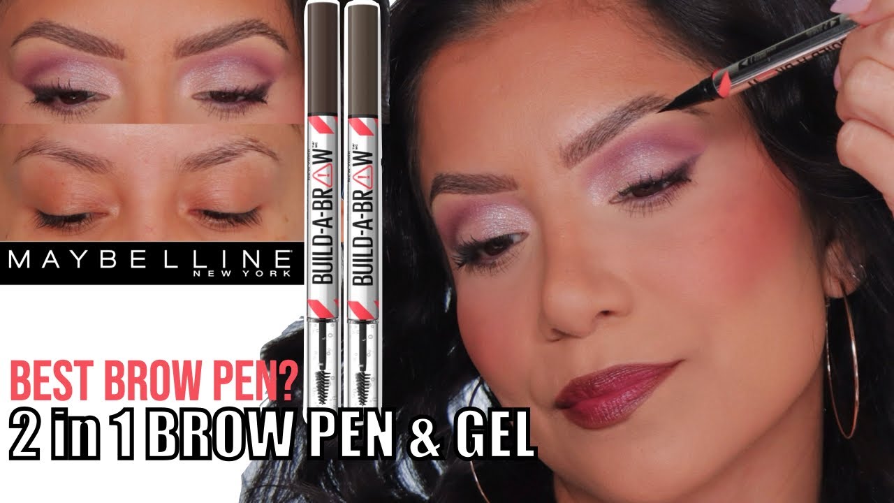 *new* MAYBELLINE BUILD-A-BROW 2 IN 1 BROW & GEL + 2 DAY WEAR TEST *sparse brows* | MagdalineJanet