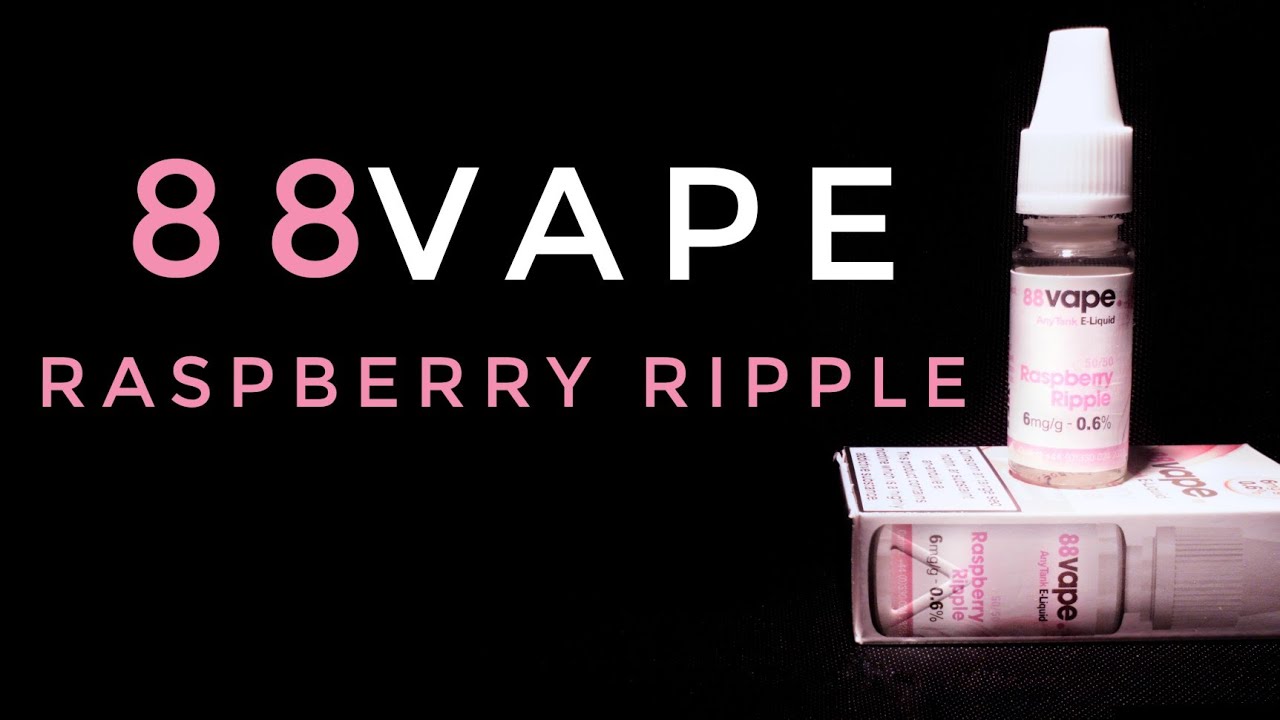 This Surprised the hell outta me ! 88 Vape Raspberry Ripple - Juice Review