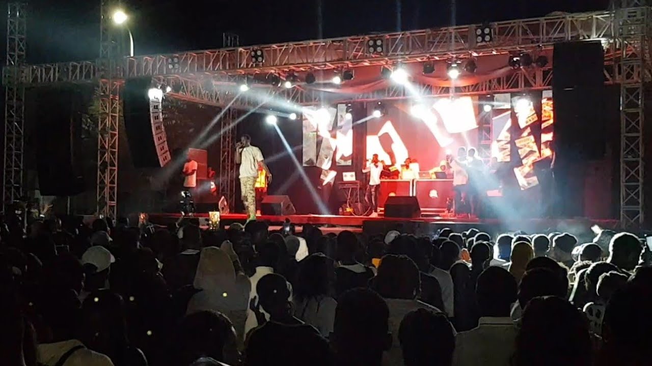 big Banga live performance at QCITY on KIDI's concert in The Gambia