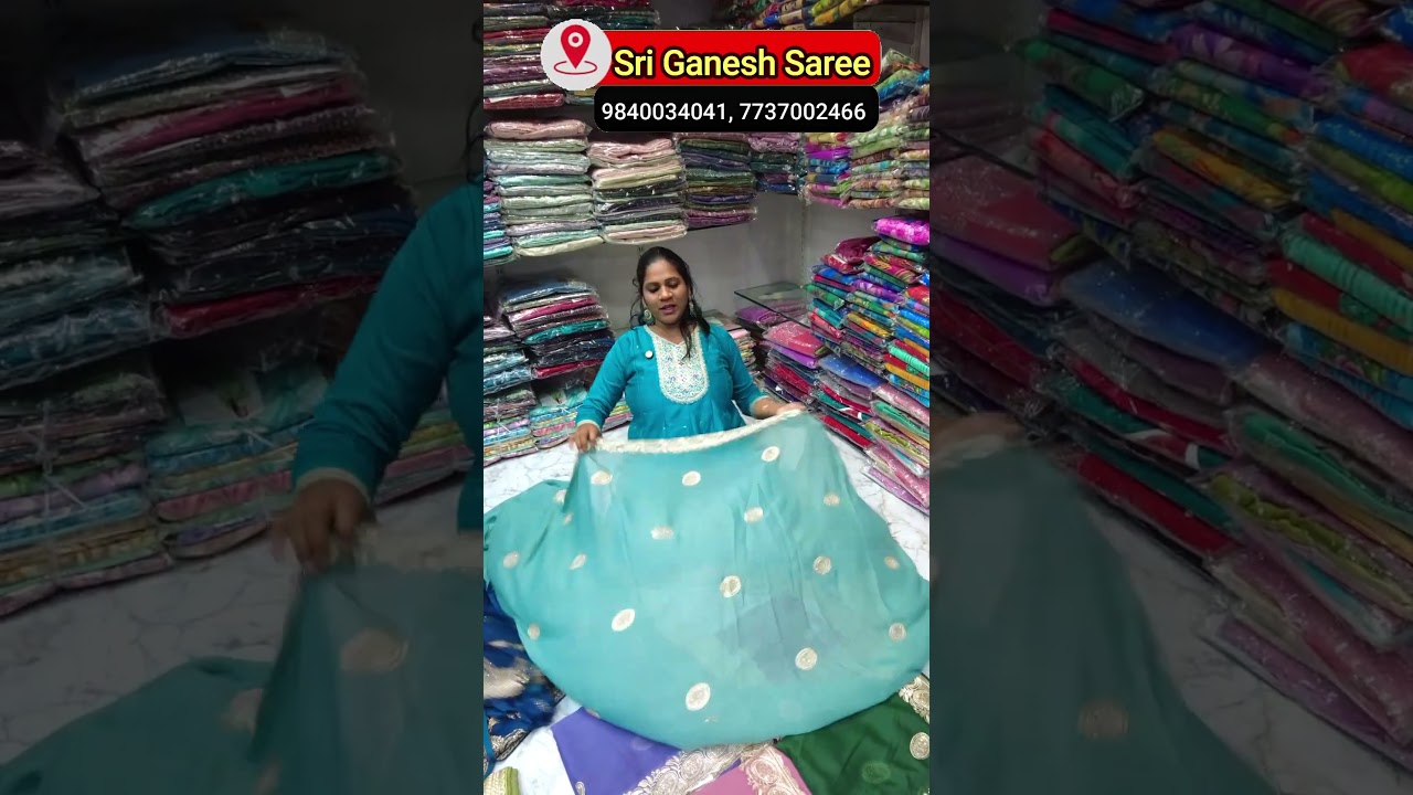 Premium Stone Work Sarees | Cheap and Best Saree Collection in Chennai