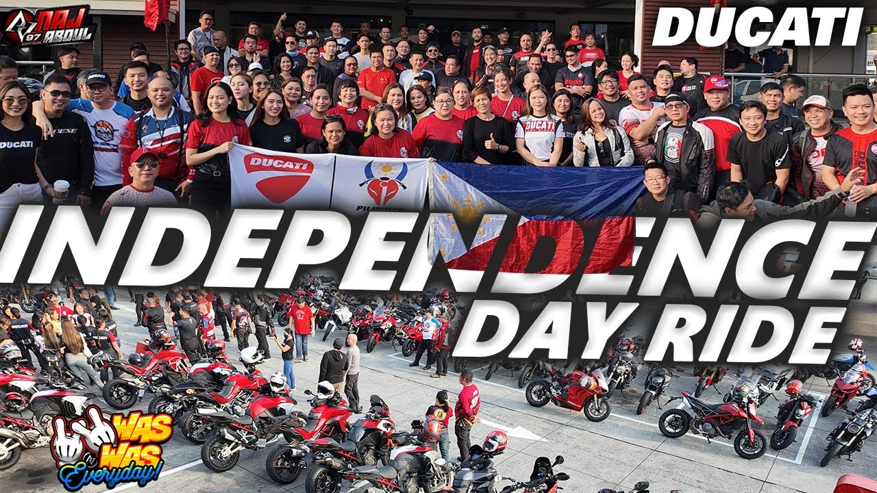 INDEPENDENCE DAY RIDE WITH 200 DUCATISTI