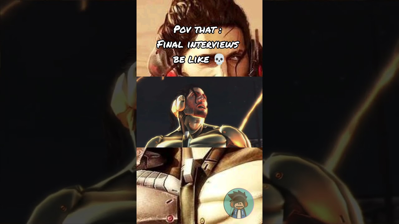 Pov that you got to: Final Interviews be like 💀💀 #mgr #metalgear #metalgearrising