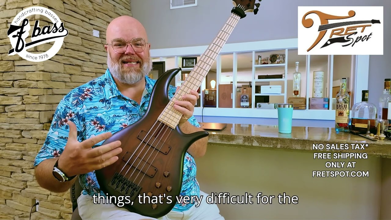 This F Bass BN5 Isn&rsquo;t Just Gorgeous - It&rsquo;s Rare! Here&rsquo;s Why | Shop at FretSpot.com