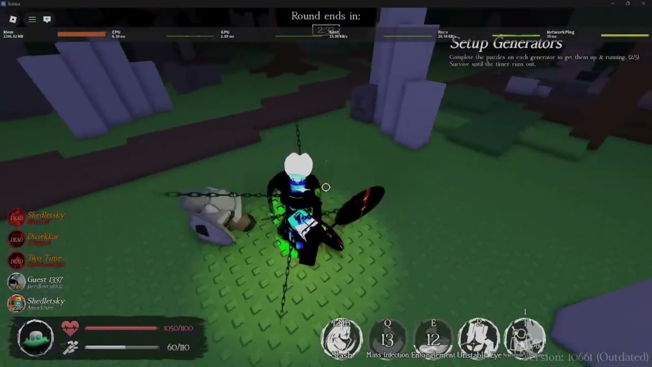 Playing as 1eggs in forsaken