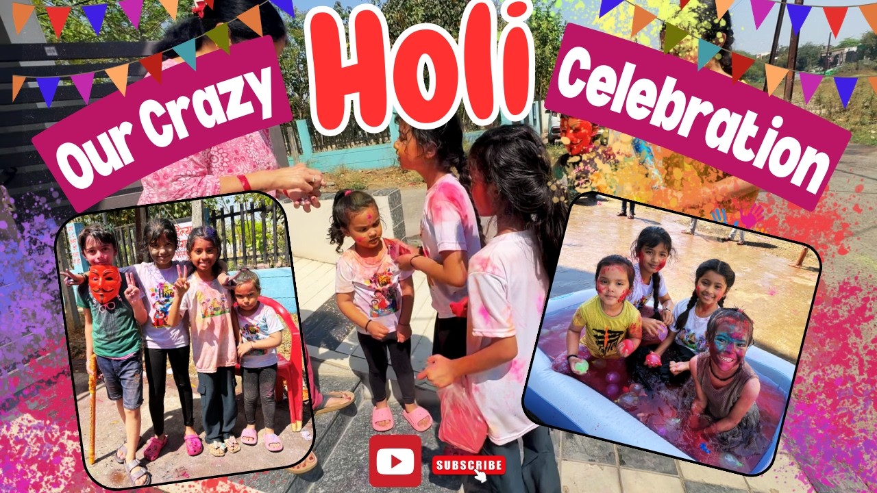 Holi Par Ye Kaisa Colour Laga Diya! 😱 | Sab Ne Kiya Attack| Crazy Celebration with Family & Friends!