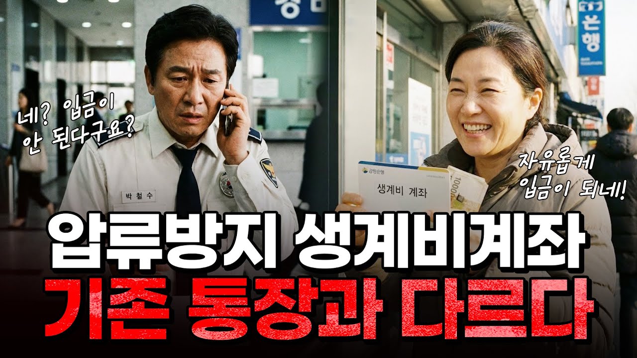 2026년 압류금지 생계비계좌의 핵심 차이