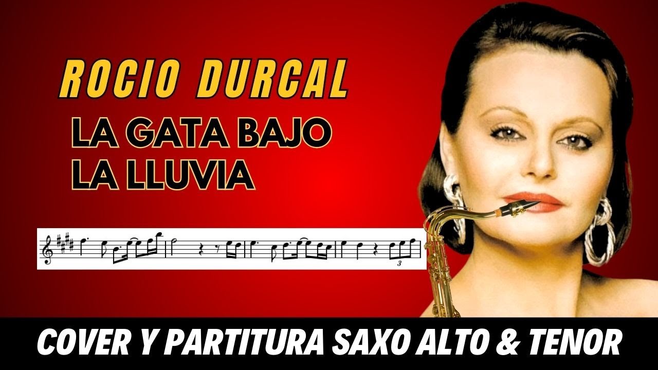 🎷 Cover de LA GATA BAJO LA LLUVIA || ROCÍO DÚRCAL #saxofon