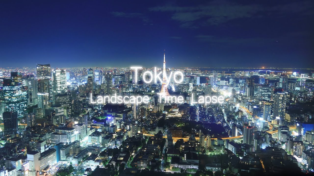 Landscape TimeLapse #03 Tokyo Hyperlapse 4K
