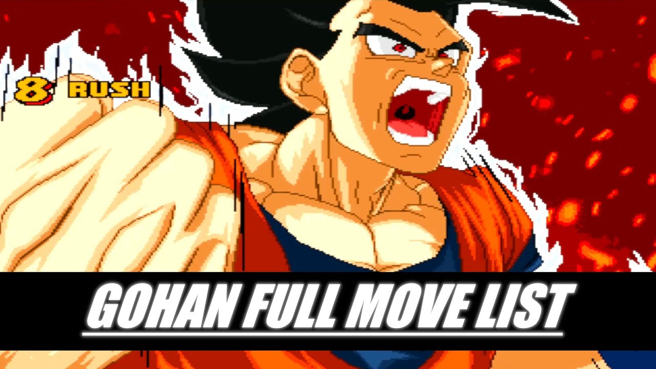 Gohan FULL Move List | Hyper Dragon Ball Z