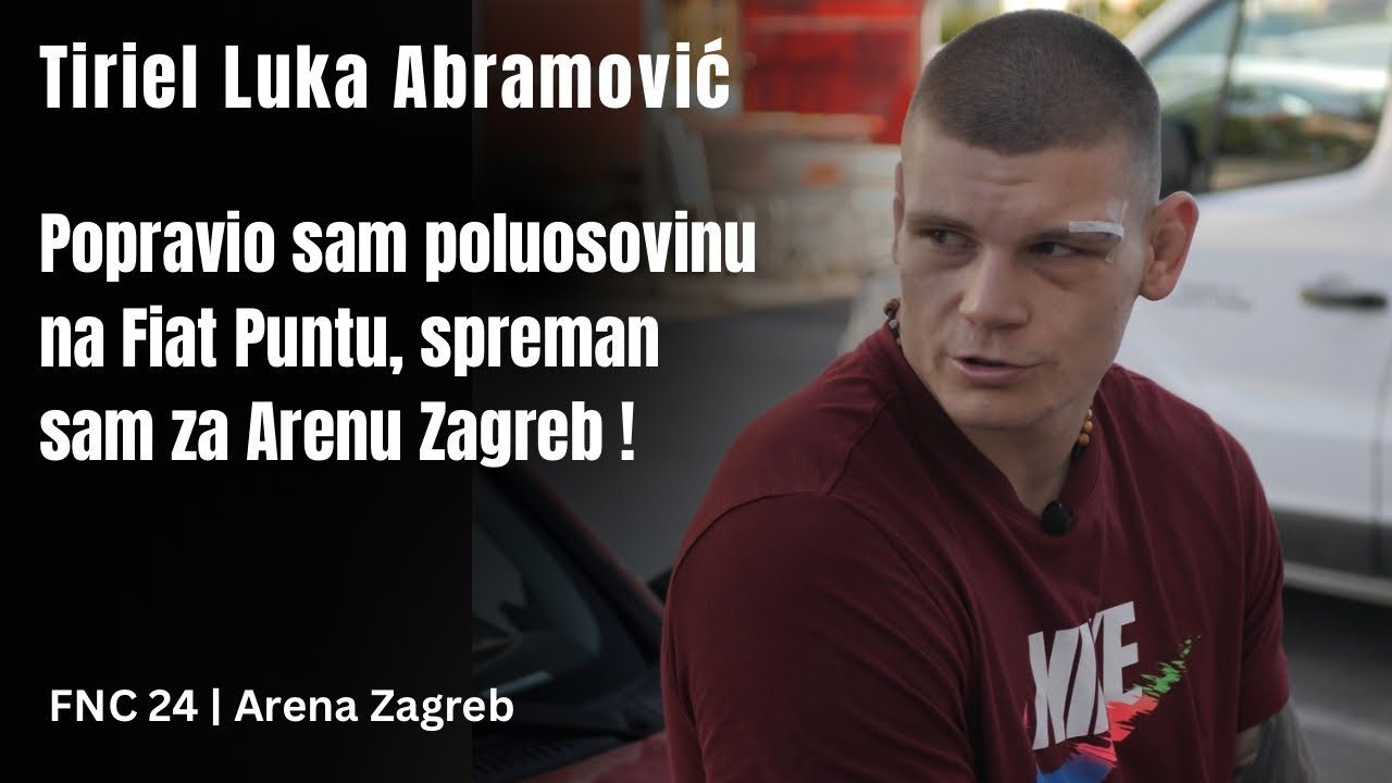 Tirie Luka Abramović 🗣️ Popravio sam poluosovinu na Fiat Puntu, spreman sam za Arenu Zagreb !