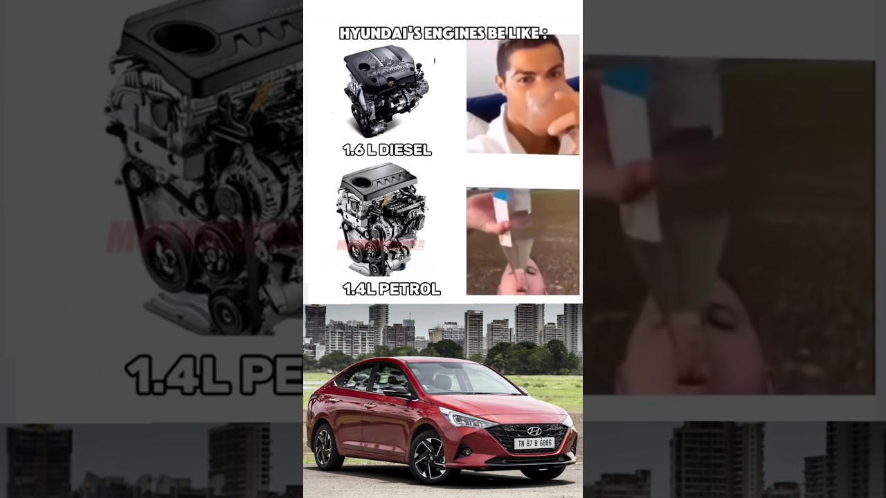 Hyundai Verna Diesel Vs Petrol⛽ #automobile #hyundai #hyundaiverna #verna