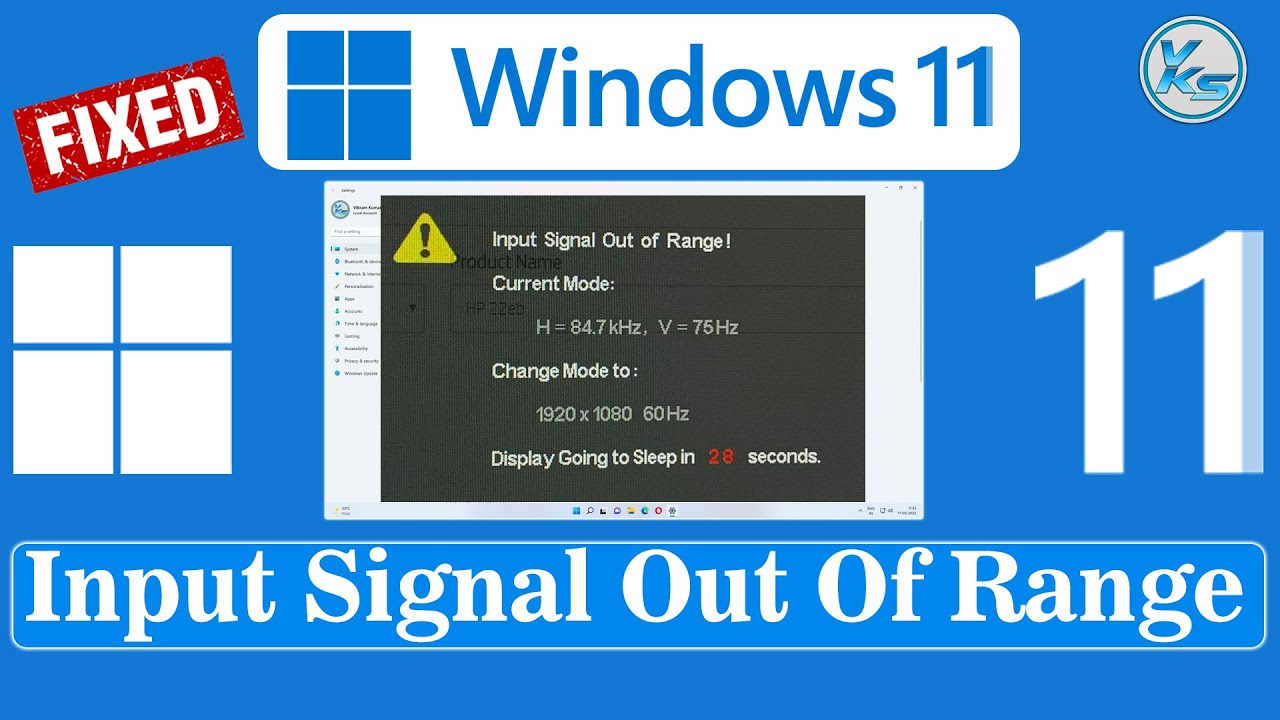 ✅ How To Fix Input Signal Out Of Range, Change Settings Monitor Error