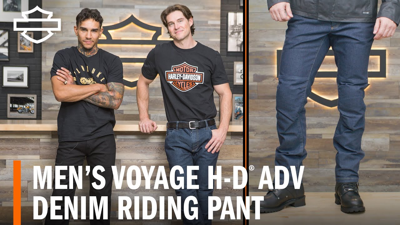 Harley-Davidson Men's Voyage Adventure Denim Riding Pant Overview