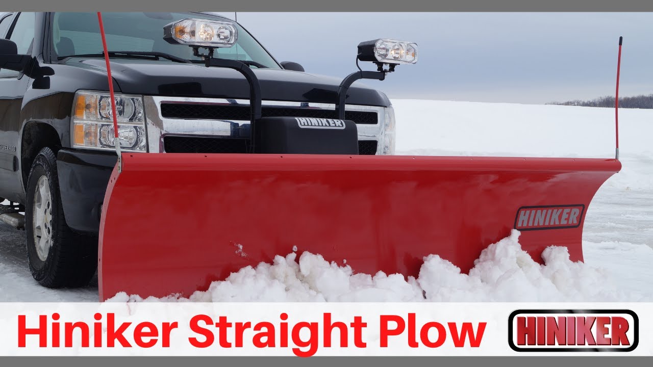 Hiniker Straight Blade Snowplow | Heavy-Duty Full-TripSteel Plow | 2000 Series Snowplows
