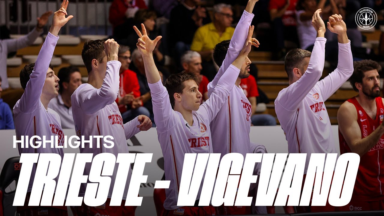 Pallacanestro Trieste 103 - 57 Vigevano | Fase A Orologio Serie A2 LNP | Telequattro Highlights